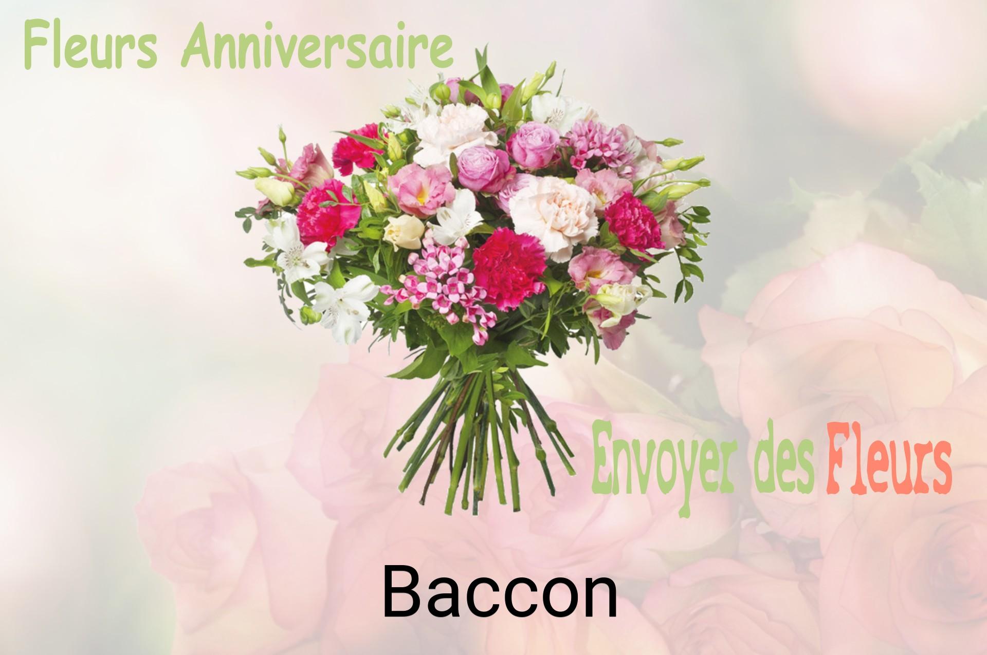 Bouquet de fleurs d’anniversaire livré à Baccon
