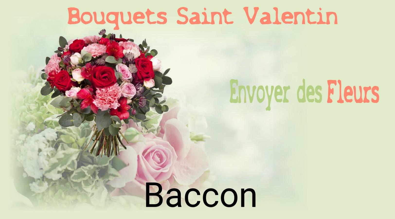 Roses de Saint-Valentin livrées à Baccon